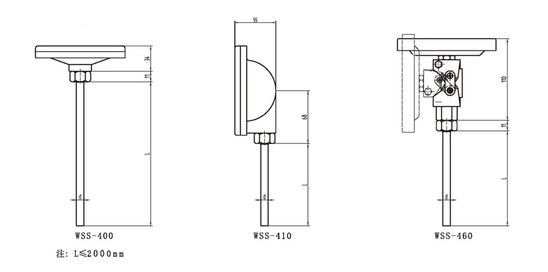 WSS工業雙金屬溫度計(通用型無固定裝置)_雙金屬溫度計_第3張_重慶西珠儀表科技有限公司 WSS工業雙金屬溫度計(通用型無固定裝置)_http://m.gzyuanda.com_雙金屬溫度計_第3張